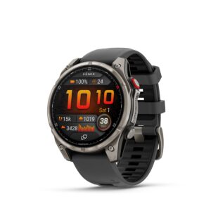 Garmin fenix 8 Pro sports watch, 47 mm, titanium (010-03198-11)