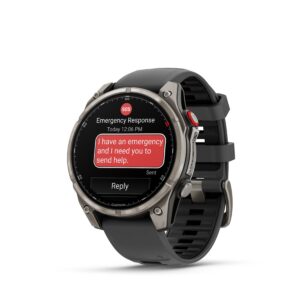Garmin fenix 8 Pro sports watch, 47 mm, titanium (010-03198-11)
