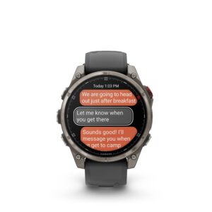 Garmin fenix 8 Pro sports watch, 47 mm, titanium (010-03198-11)