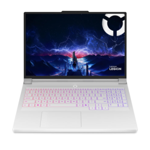 LENOVO Lenovo Legion Pro 7 16IAX10H Intel | Glacier White | 16" | OLED | WQXGA | 2560 x 1600 pixels | Glossy | Intel Core Ultra 7 | 255HX | 32 GB | CSODIMM DDR5 | 1000 GB Solid-State Drive | NVIDIA GeForce RTX 5070 Ti | 12 GB GDDR7 | Windows 11 Home | 802.11be | Bluetooth Version 5.4 | English Keyboard | Backlit Keyboard | 24-Month Warranty | 12-Month Battery Warranty (83F500K6NT)
