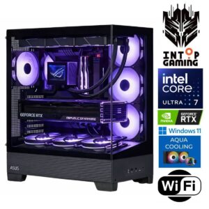 INTOP AQUA Ultra 7 270K Plus 64GB DDR5 1TB SSD M.2 NVME + 4TB RTX 5080 16GB WiFi WIN11 Pro (RW86072)