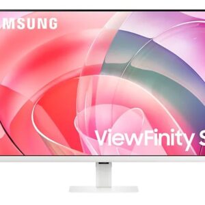 Samsung S70D Computer Monitor 81.3cm 32" 3840 x 2160 Pixels 4K Ultra HD LCD, White (LS32D701EAUXEN)