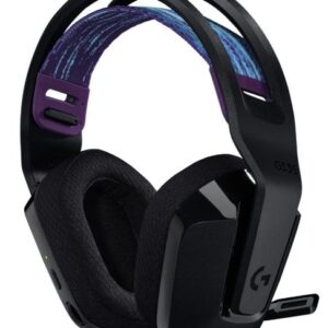 Logitech G535 Lightspeed Wireless Gaming Headset, Black (981-000972)
