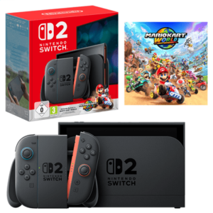 Nintendo Switch 2 + Mario Kart World Portable Game Console, Black (10015920)