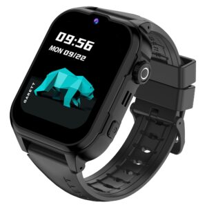 GARETT Smartwatch Kids Hero Pro 4G with Face Unlock / GPS / GEO Location / WhatsApp / Rotary Button / Kids Size Strap, Black (HERO_PRO_4G_BLK)