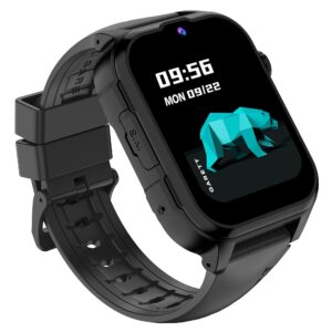 GARETT Smartwatch Kids Hero Pro 4G with Face Unlock / GPS / GEO Location / WhatsApp / Rotary Button / Kids Size Strap, Black (HERO_PRO_4G_BLK)