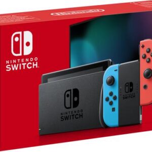 Nintendo Nintendo Switch portable game console, 15.8 cm (6.2 inches), 32 GB, touchscreen, Wi-Fi, available in Blue, Grey, and Red (10010738)